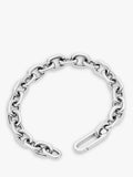 Missoma Square Paperclip Chain Bracelet Silver S - British product