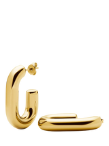 John Lewis Missoma Chubby Oval Hoop Earrings Gold- Buy online at McGrocer