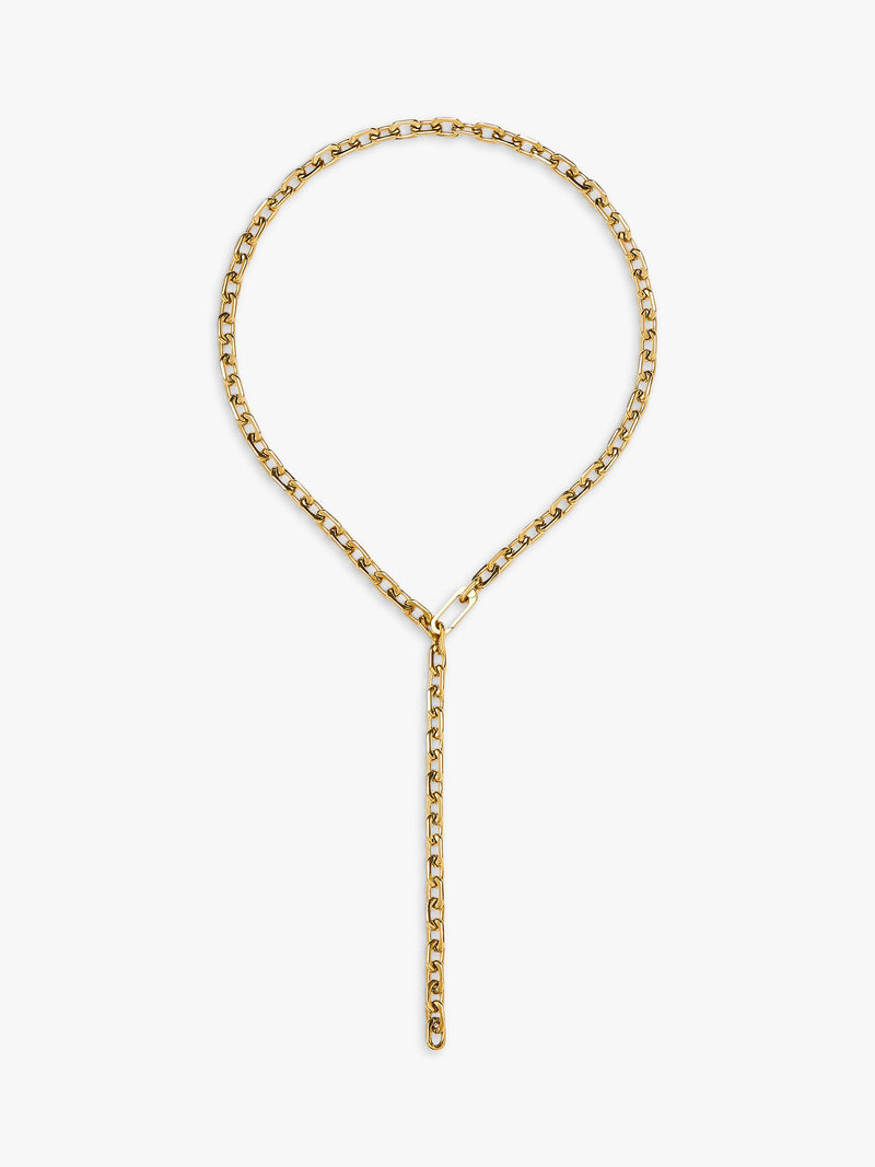 Missoma Square Paperclip Chain necklace 56cm, imported from the UK