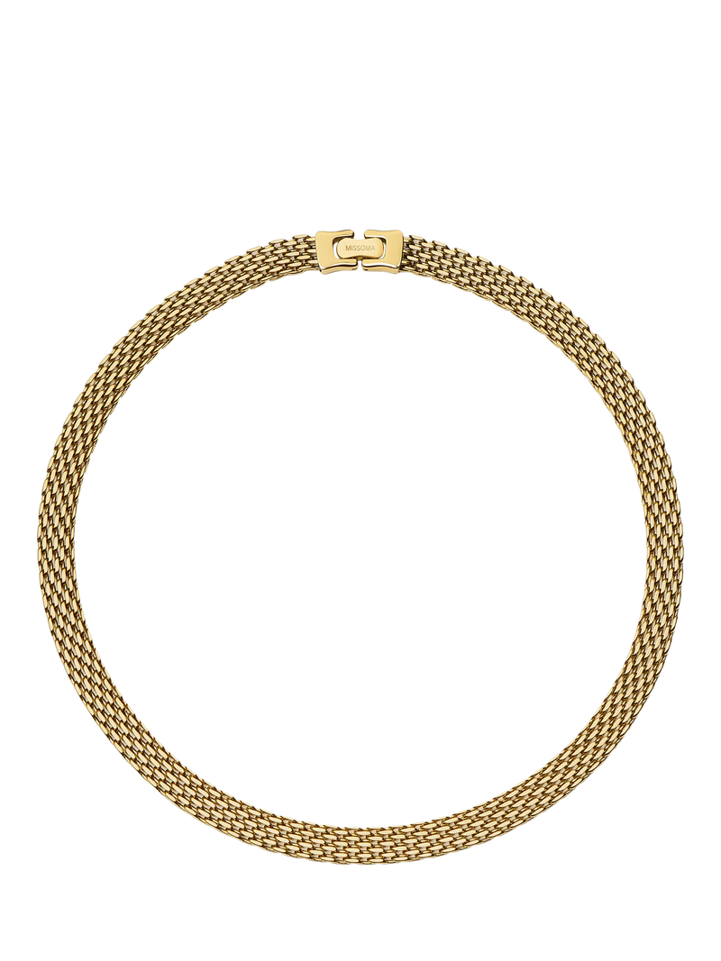 Missoma Heirloom Chain Choker gold necklace 42cm, imported from the UK