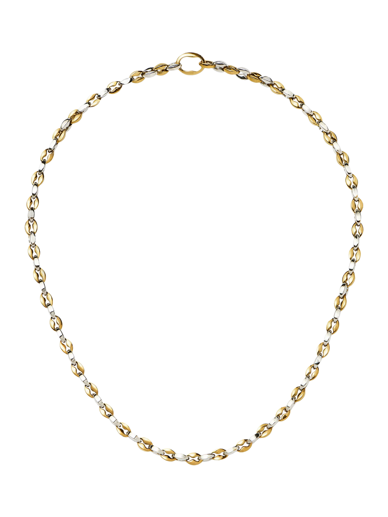 Missoma mariner short chain necklace gold silver, UK version