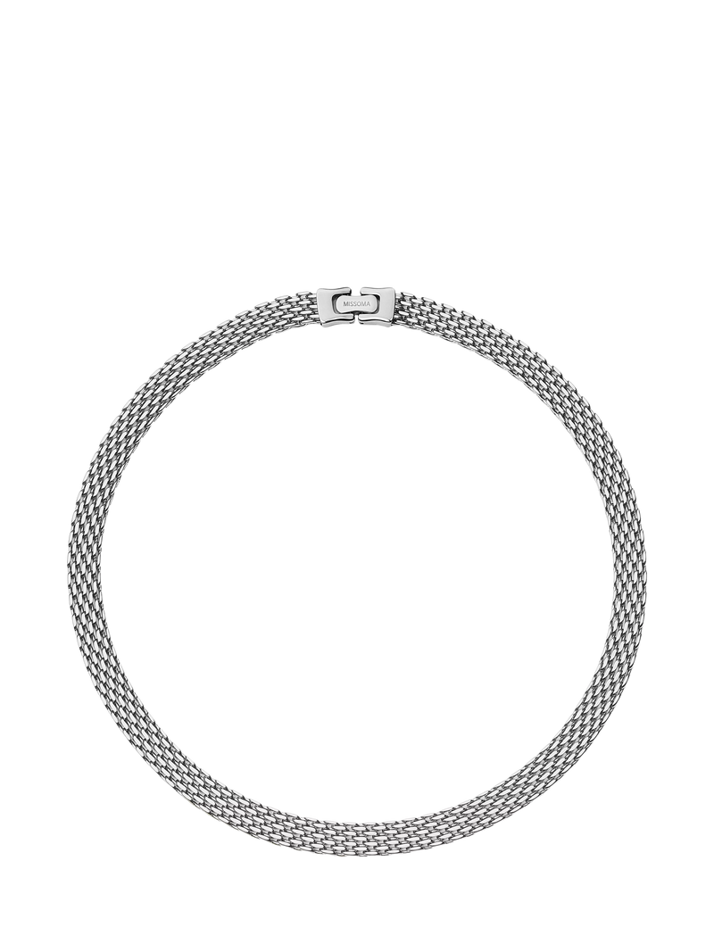 Missoma Heirloom Chain Choker silver necklace - British product