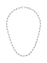 John Lewis Missoma Classic Paperclip Chain Necklace Silver 50cm- Buy online at McGrocer