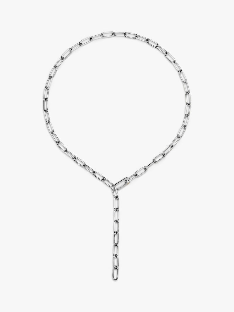 Missoma classic paperclip chain necklace 50cm, UK version
