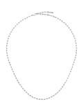 Missoma mini paperclip chain necklace silver (British brand)