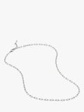 Missoma mini paperclip chain necklace silver (British brand)