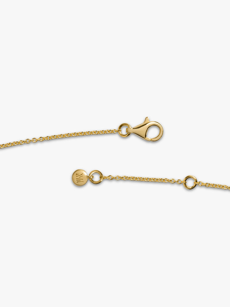 Monica Vinader coral fragment chain necklace, gold, imported from the UK