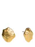 Monica Vinader Fragment large stud earrings gold - British product
