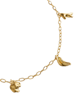 John Lewis Monica Vinader Asymmetric Shell Fragment Gold Necklace 40-45cm- Buy online at McGrocer