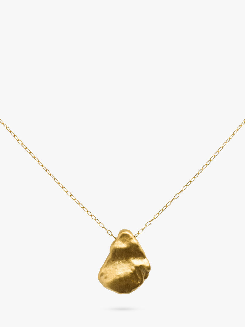 Monica Vinader bold shell fragment chain necklace (British brand)