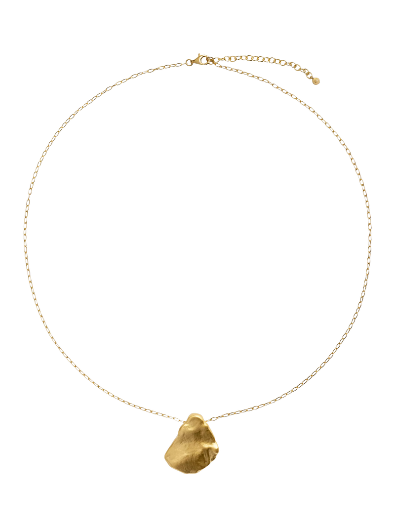 Monica Vinader bold shell fragment chain necklace (British brand)