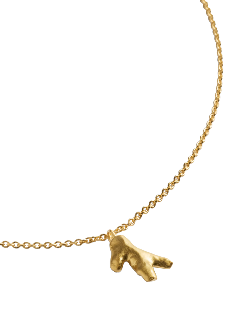 Monica Vinader Fragment small chain necklace gold vermeil - British product