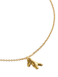 Monica Vinader Fragment small chain necklace gold vermeil - British product