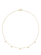 John Lewis Monica Vinader Fragment Station Necklace, Gold- Buy online at McGrocer