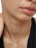 Monica Vinader Fragment Station gold necklace - British product