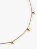 Monica Vinader Fragment Station gold necklace - British product