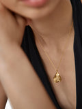 Monica Vinader Fragments Small Pendant Gold vermeil - British product
