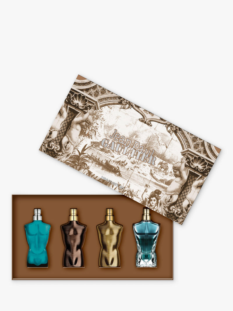 Jean Paul Gaultier Le Male miniature fragrance gift set 4x7ml, UK version