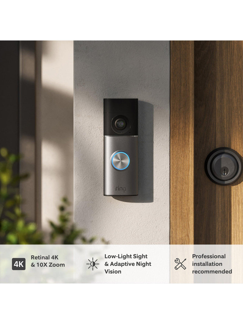 Ring Wired Video Doorbell Pro Deep Silver 3rd gen, imported from the UK