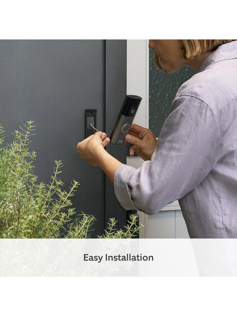 Ring Wired Video Doorbell Pro Deep Silver 3rd gen, imported from the UK