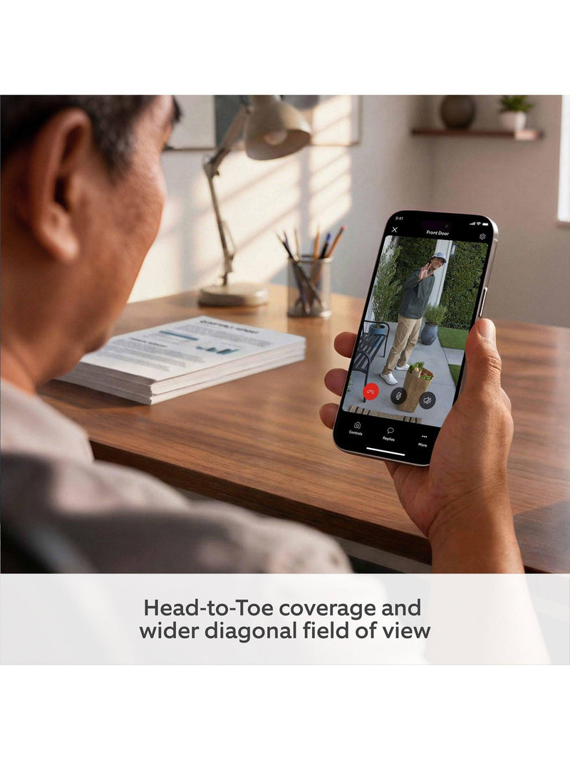 Ring Wired Video Doorbell 2nd Gen Speckled Grey (British brand)