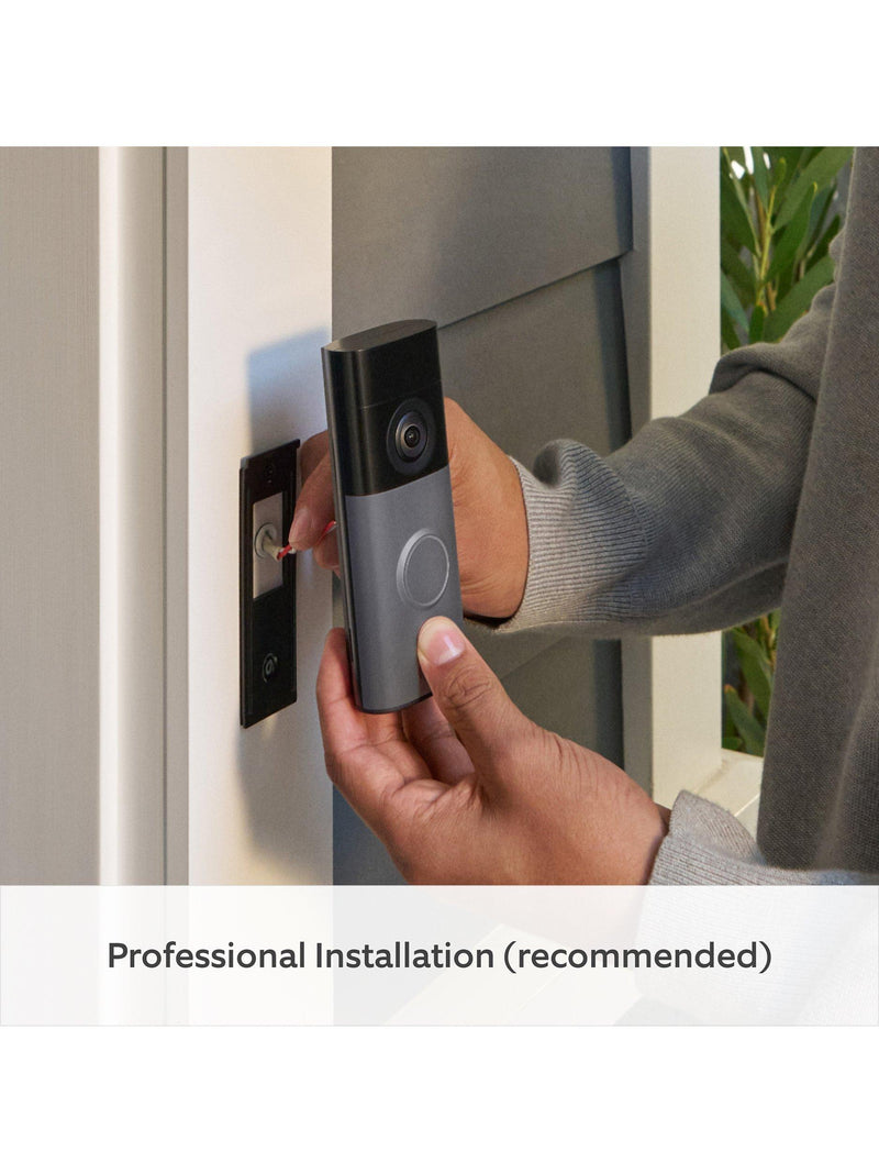 Ring Wired Video Doorbell 2nd Gen Speckled Grey (British brand)