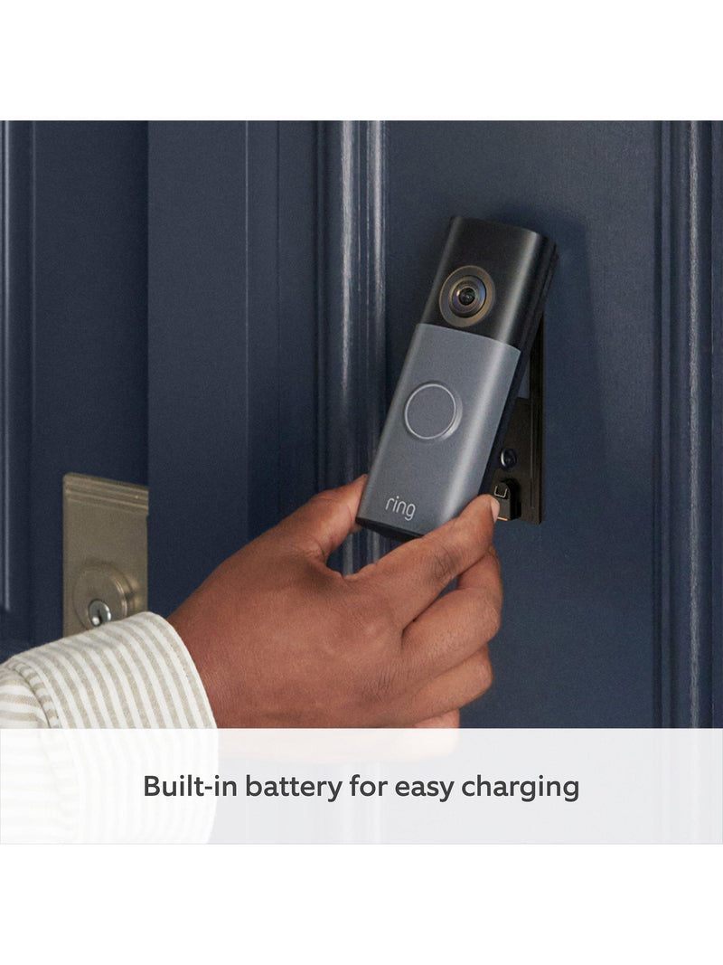 Ring Battery Video Doorbell 2nd Gen Matte Mocha, imported from the UK