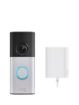 John Lewis Ring Wired Video Doorbell Plus (2nd Generation) with Plug-In Adapter, Nickel Silver Smart Video Doorbell- Buy online at McGrocer