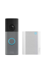 John Lewis Ring Battery Video Doorbell (2nd Generation) with Chime (2nd Generation) Speckled Grey- Buy online at McGrocer