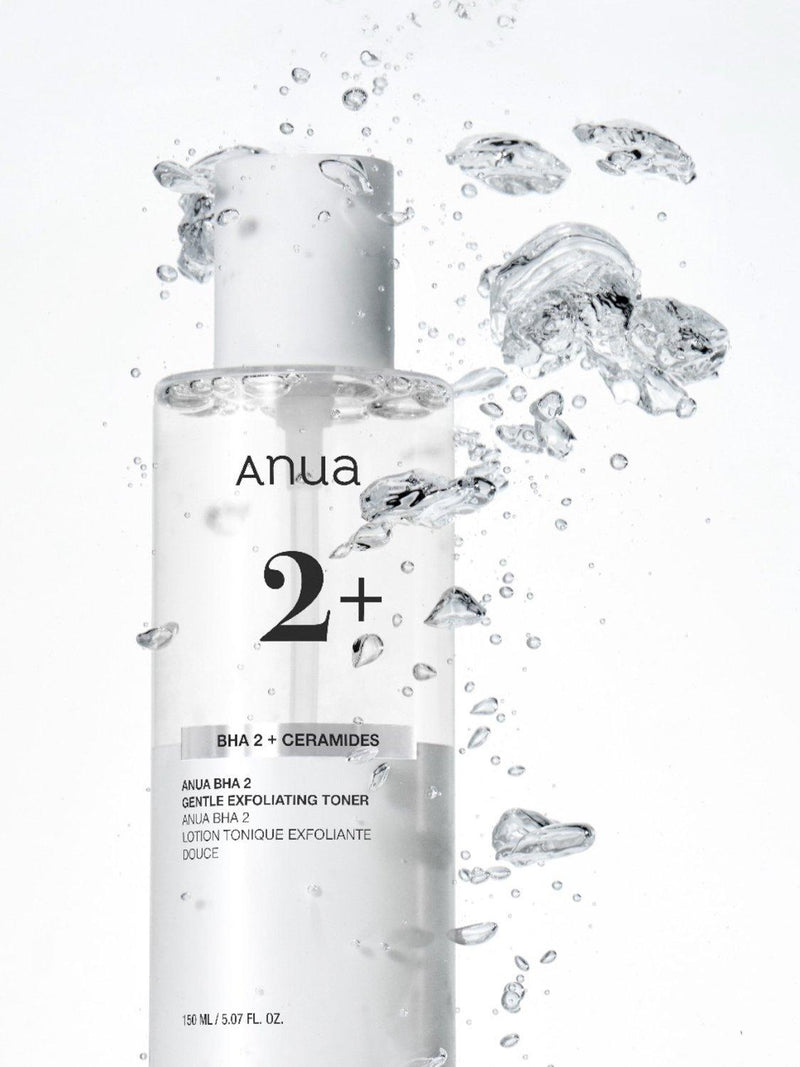 Anua BHA 2% Gentle Exfoliating Toner 150ml, imported from the UK