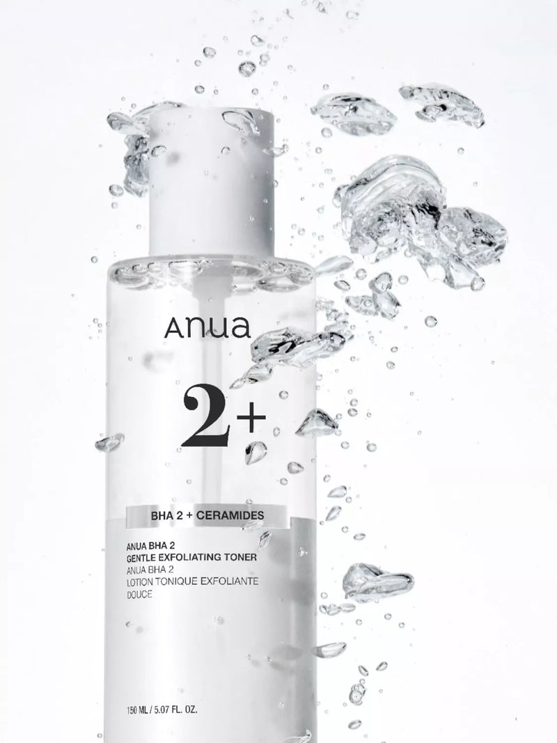 Anua BHA 2% Gentle Exfoliating Toner 150ml, imported from the UK