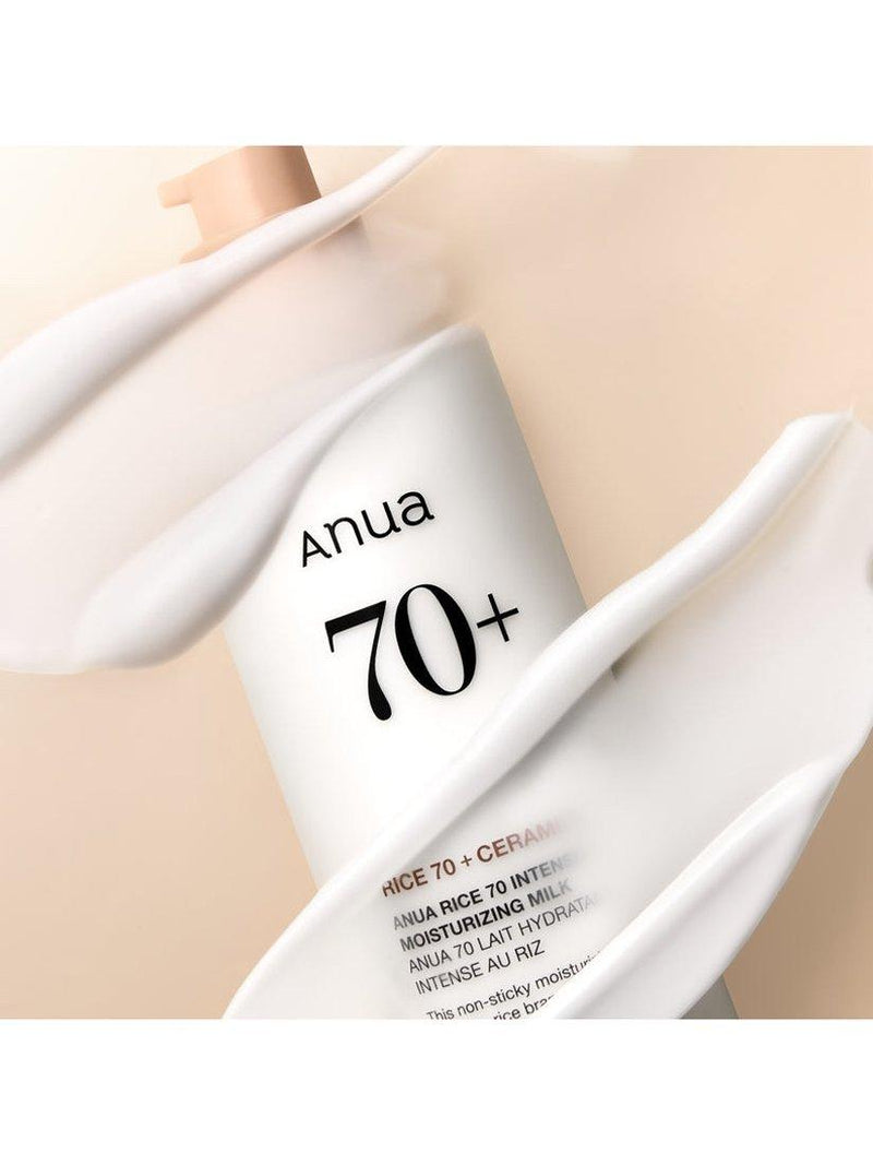Anua Rice 70 Intensive Moisturising Milk 150ml, imported from the UK