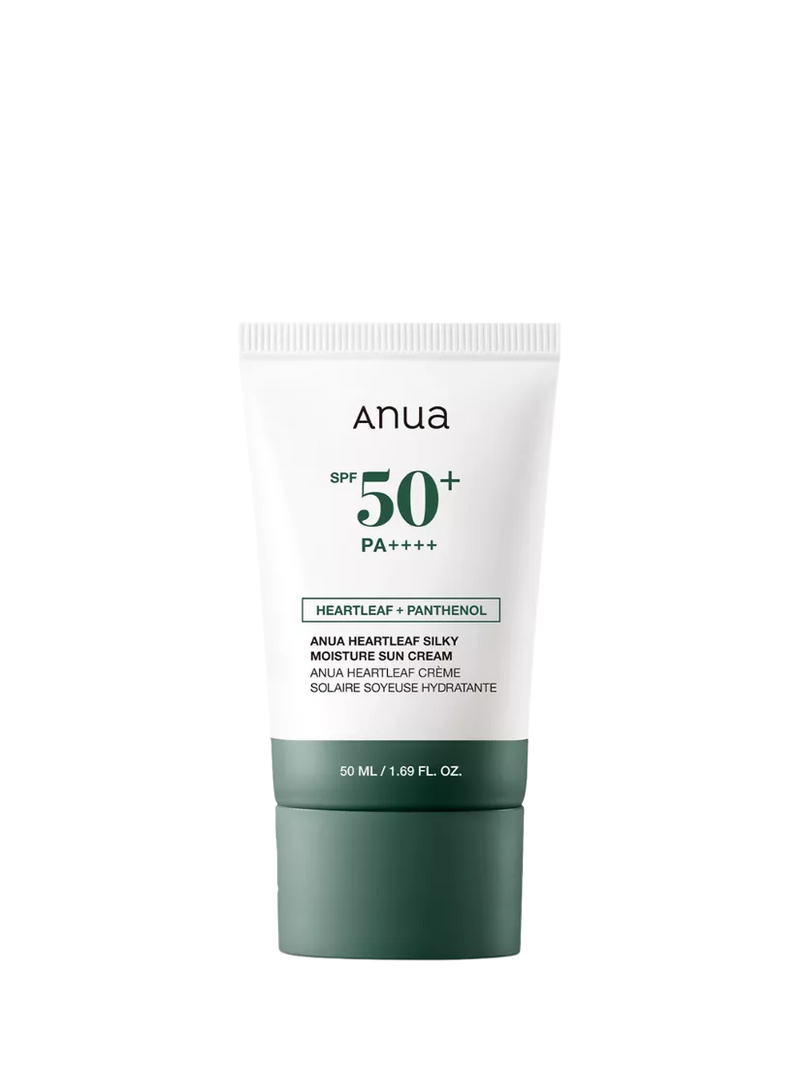 Anua Heartleaf Silky Moisture Sun Cream SPF 50+ 50ml, UK version