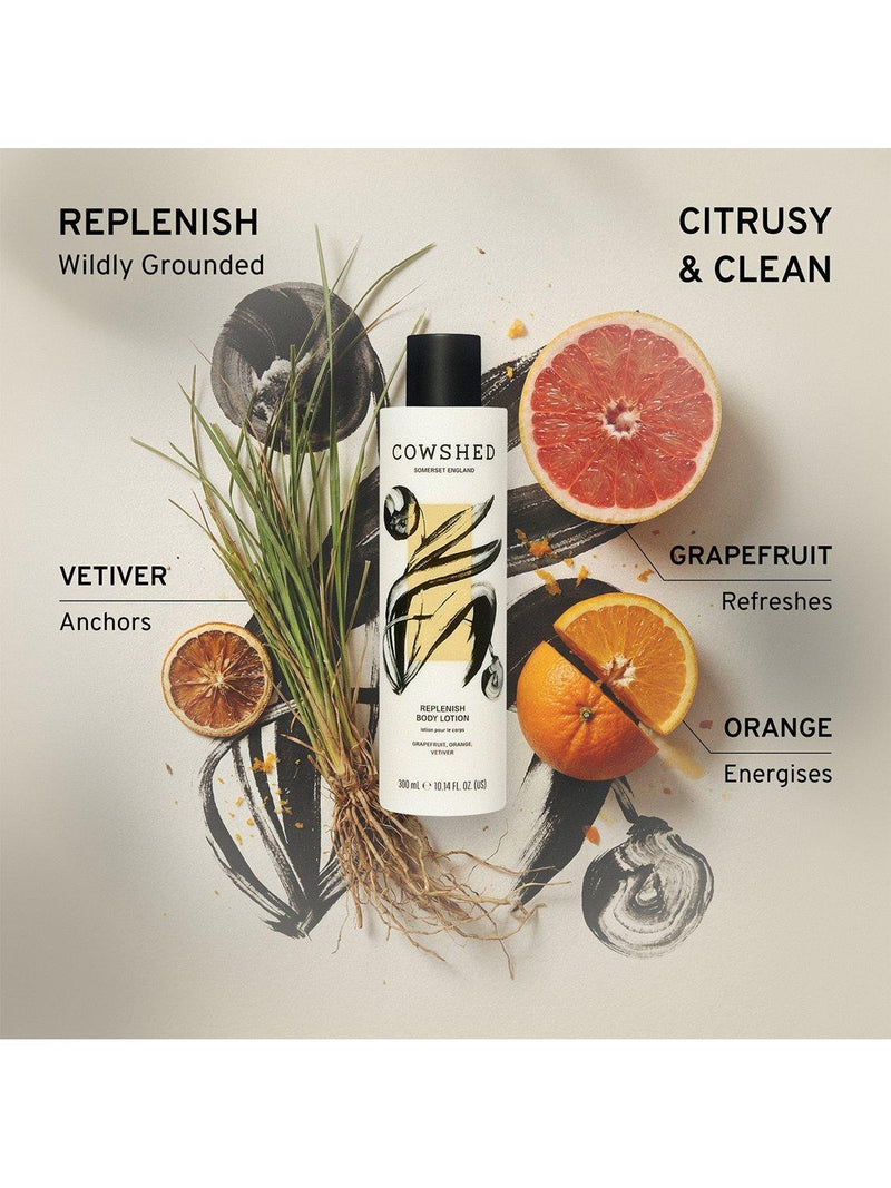 Cowshed Replenish moisturising body lotion 300ml (British brand)