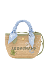 John Lewis Longchamp Le Panier Pliage Basket Bag, Almond Green- Buy online at McGrocer