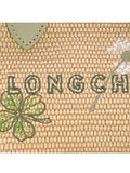 Longchamp Le Panier Pliage basket bag almond green, UK version