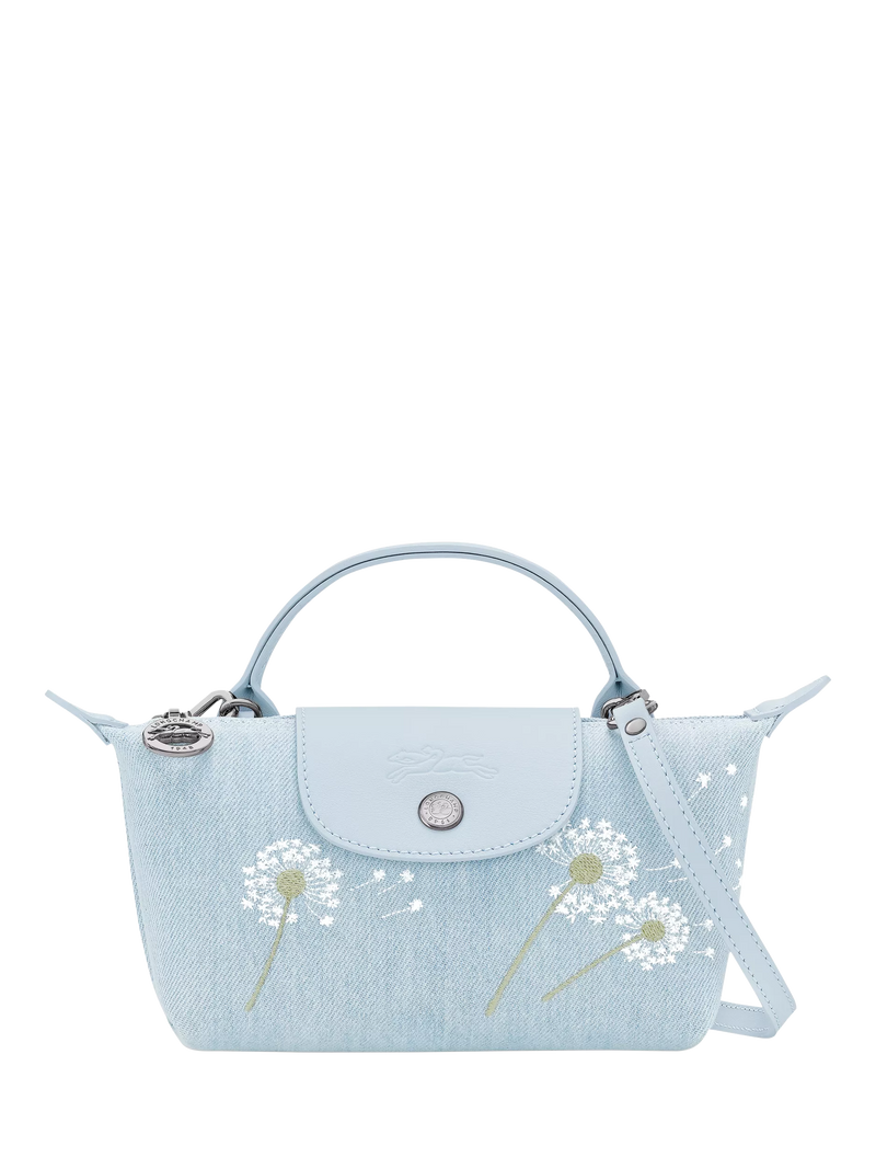 Longchamp Le Pliage XS pouch sky blue - British product