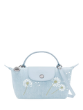 Longchamp Le Pliage XS pouch sky blue - British product