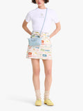 Longchamp Le Pliage XS pouch sky blue - British product
