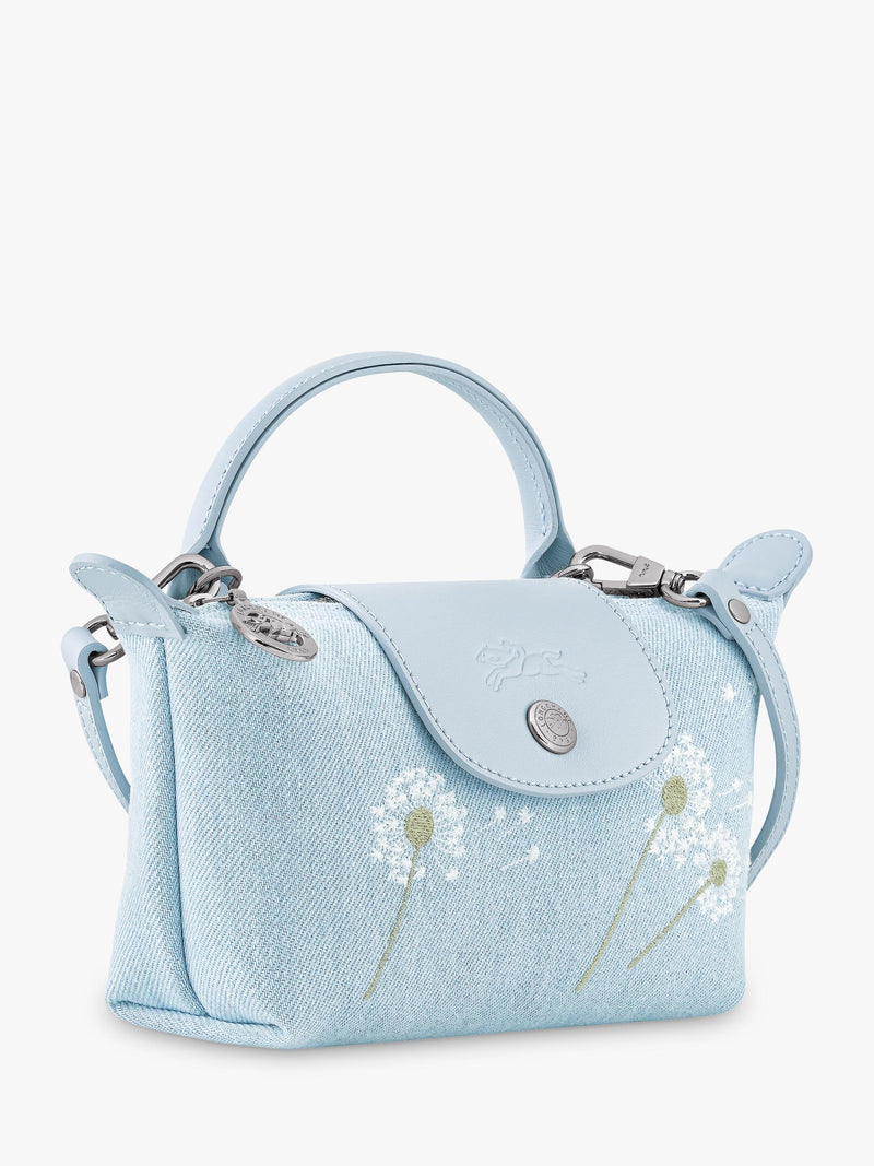 Longchamp Le Pliage XS pouch sky blue - British product