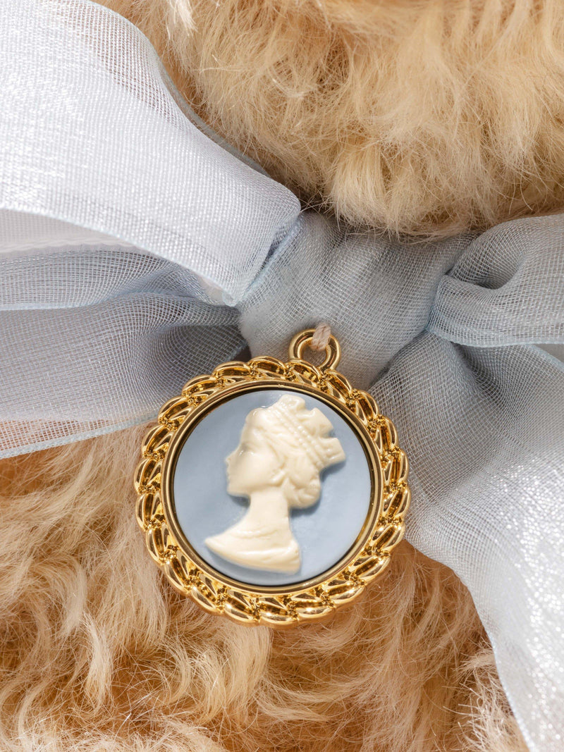 Steiff Queen Elizabeth II centenary teddy bear beige mohair (British brand)