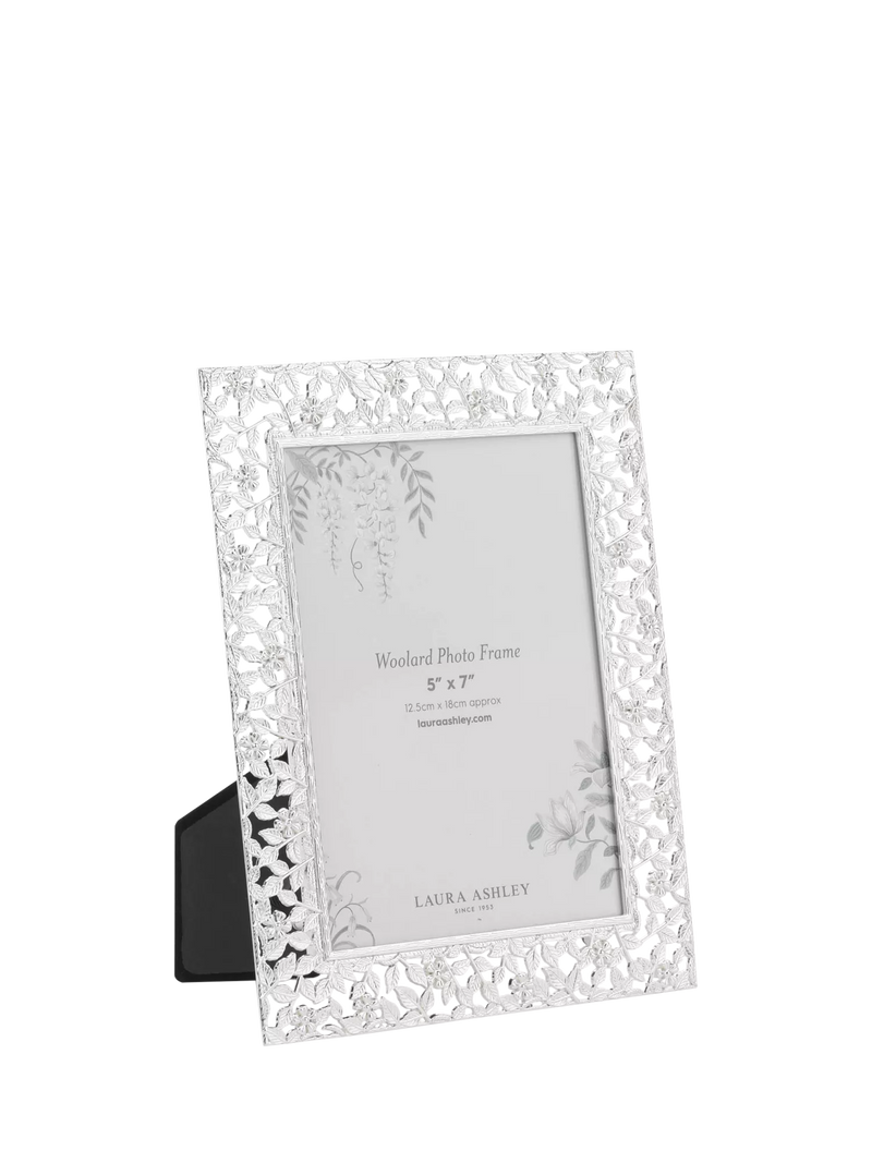 Laura Ashley silver plated photo frame 5x7 - British product