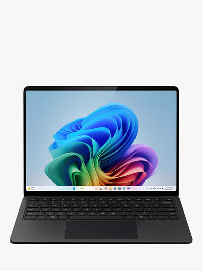 John Lewis Microsoft Surface Laptop 13.8-inch Copilot+ PC with Qualcomm M12 Processor, 16GB RAM, 1TB SSD, Black- Buy online at McGrocer