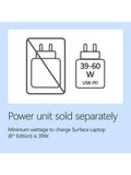 Microsoft Surface Laptop 13.8 inch in black, imported from the UK