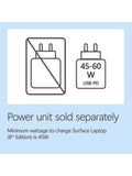 Microsoft Surface Laptop 15-inch Snapdragon 16GB 512GB Black, imported from the UK