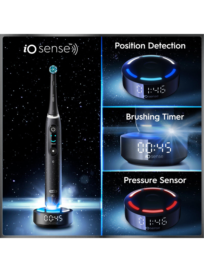 Oral-B iO10 electric toothbrush Cosmic Black (British brand)