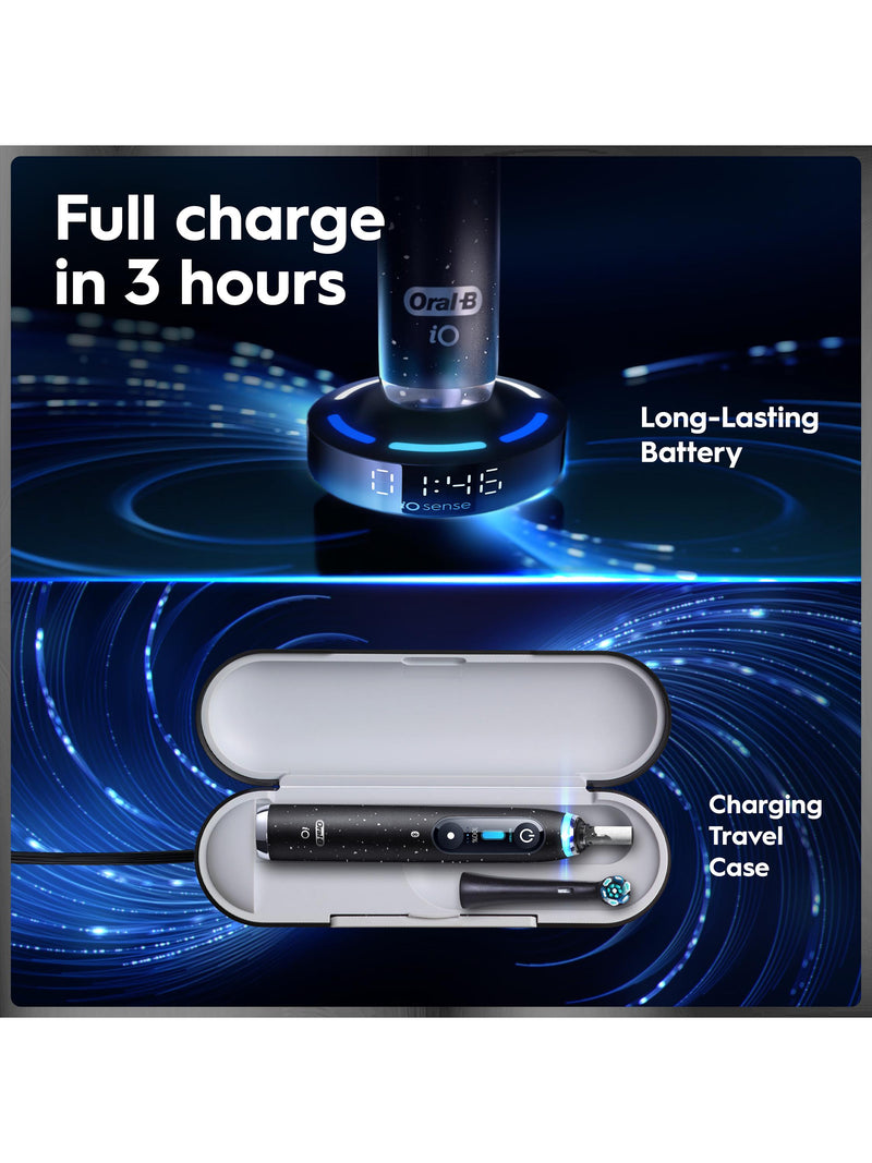 Oral-B iO10 electric toothbrush Cosmic Black (British brand)