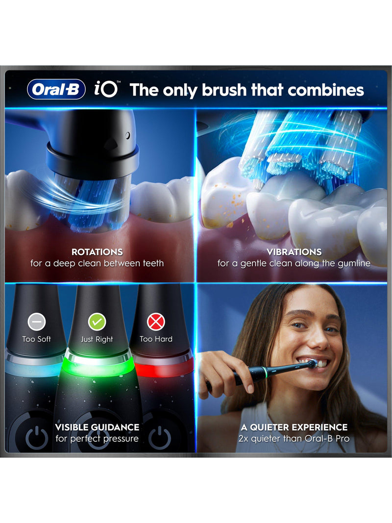 Oral-B iO10 electric toothbrush Cosmic Black (British brand)