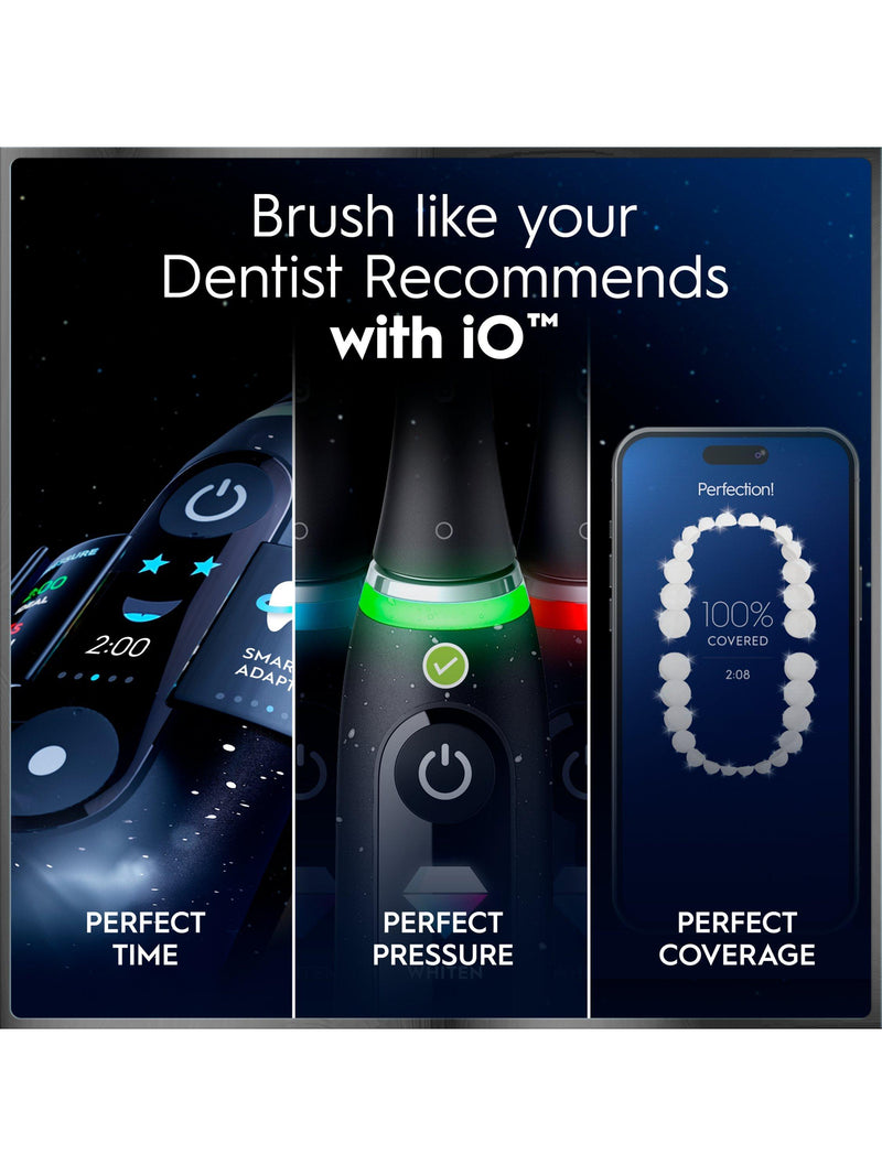 Oral-B iO10 electric toothbrush Cosmic Black (British brand)