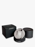 Citizen Fio women's rectangular watch with stainless steel strap, UK version
